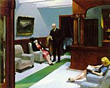 Hotel Lobby by Edward Hopper